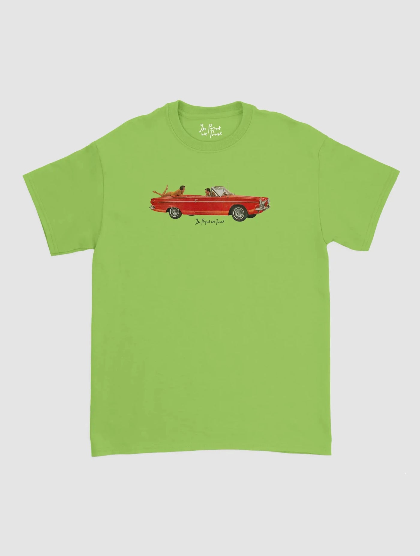 drop top classic tee - In Print We Trust