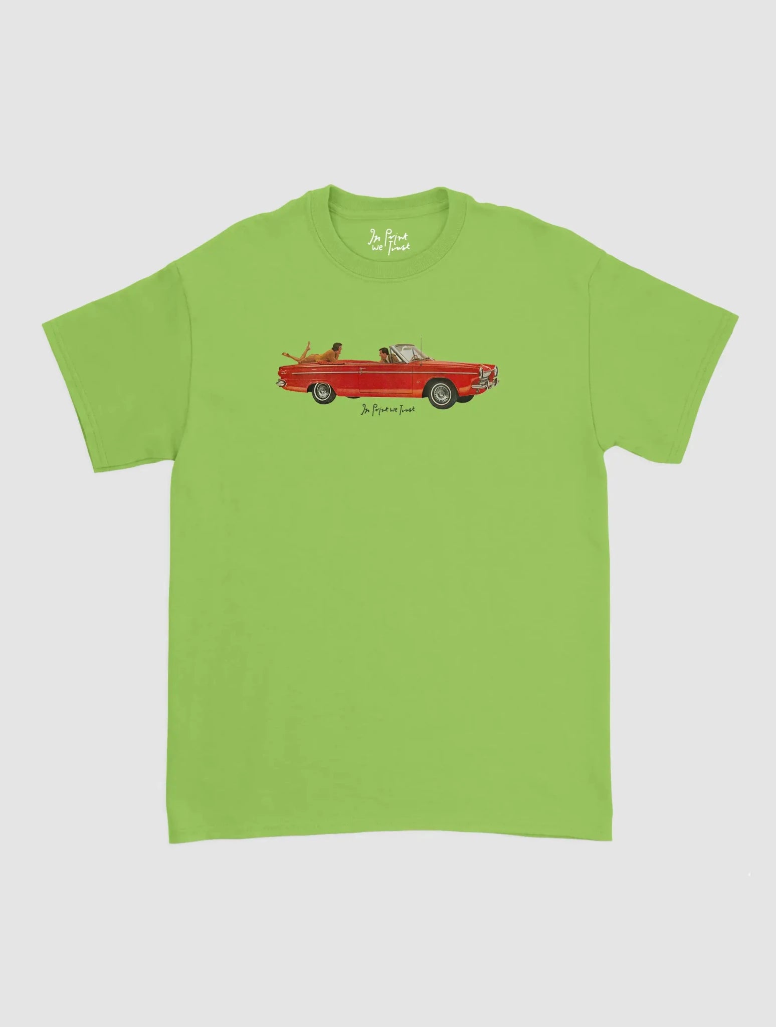 drop top classic tee - In Print We Trust