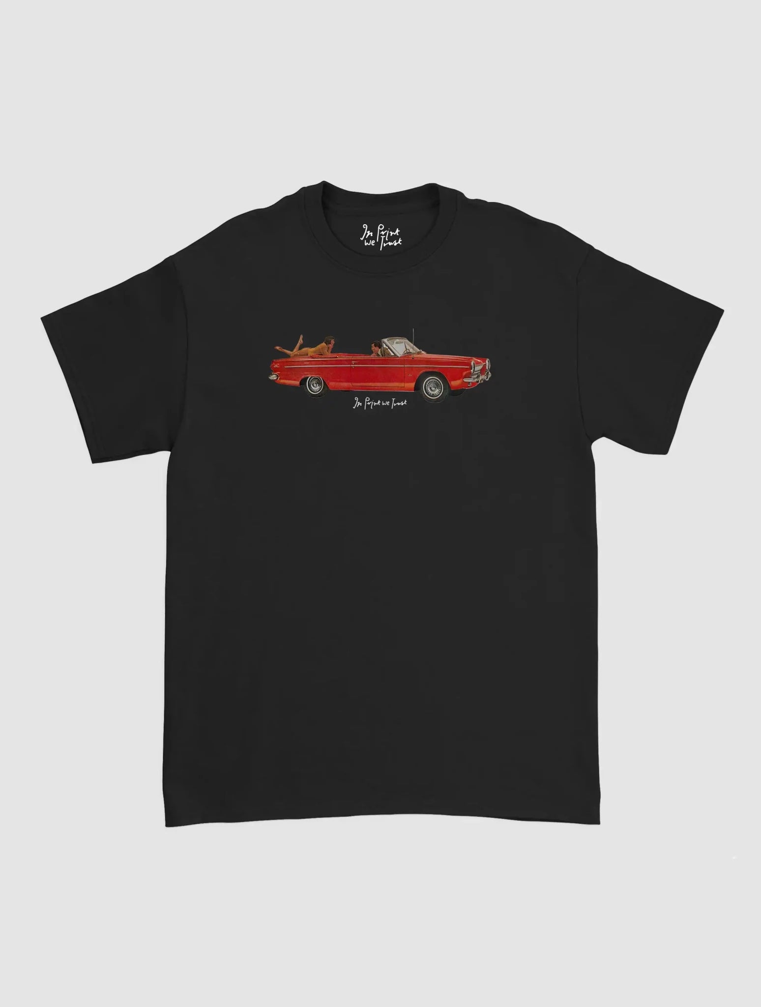 drop top classic tee - In Print We Trust