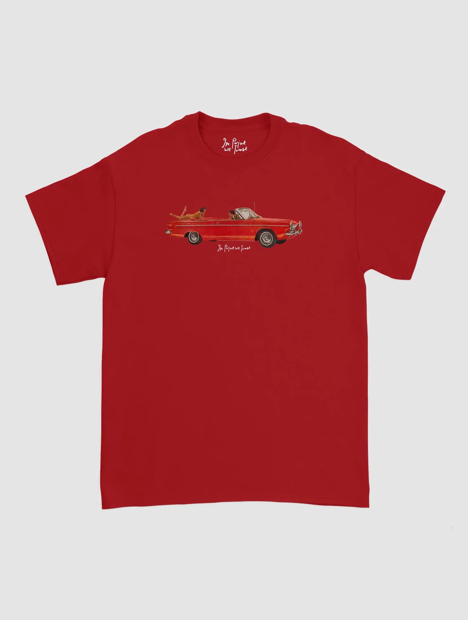 drop top classic tee - In Print We Trust