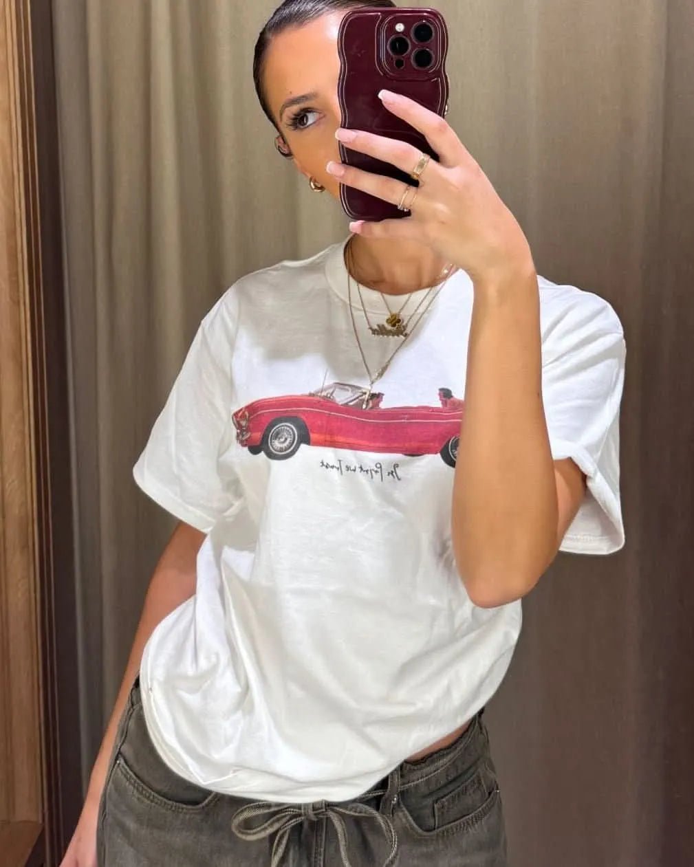 drop top classic tee - In Print We Trust
