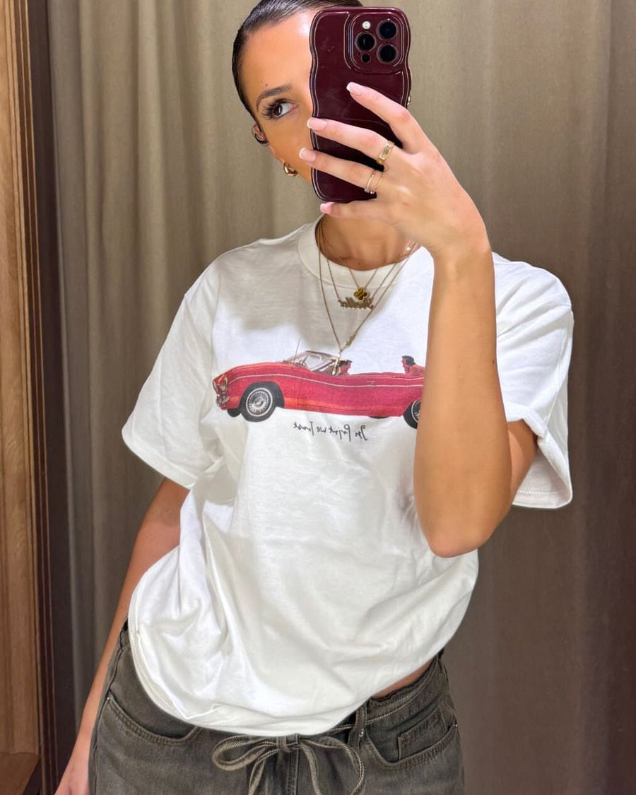 drop top classic tee - In Print We Trust