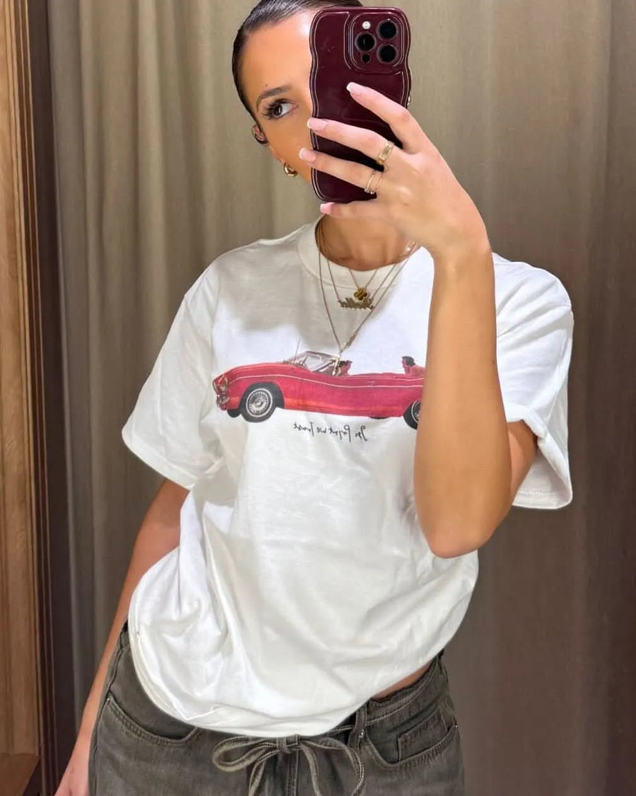 drop top classic tee - In Print We Trust