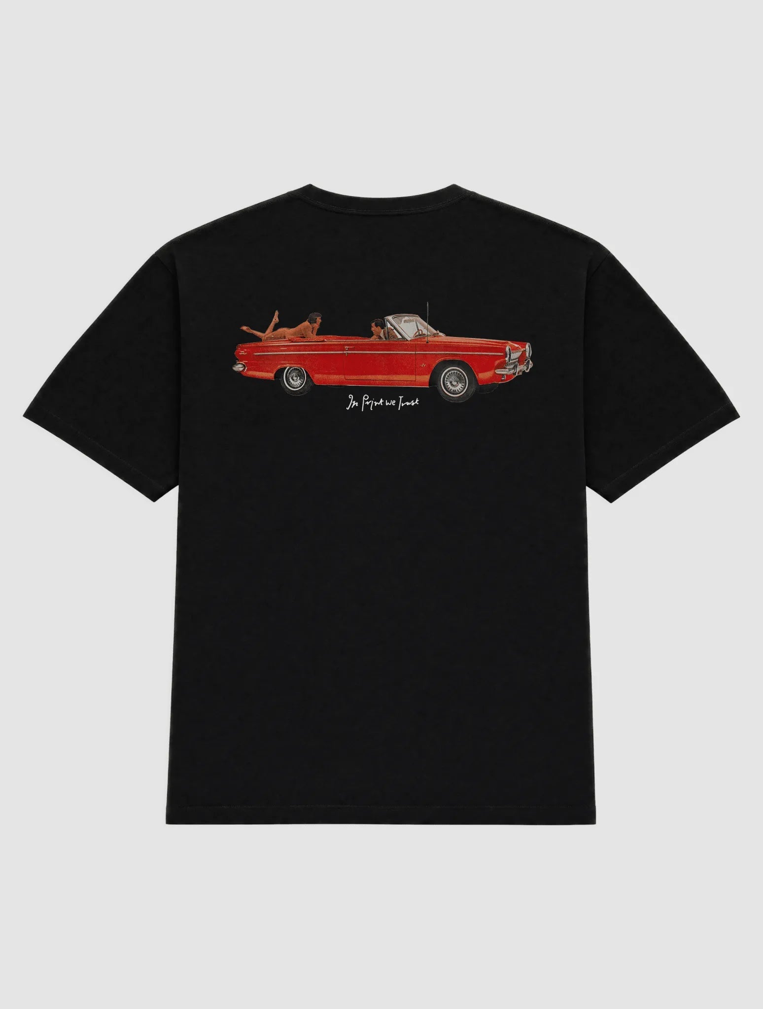 drop top heavyweight tee - In Print We Trust