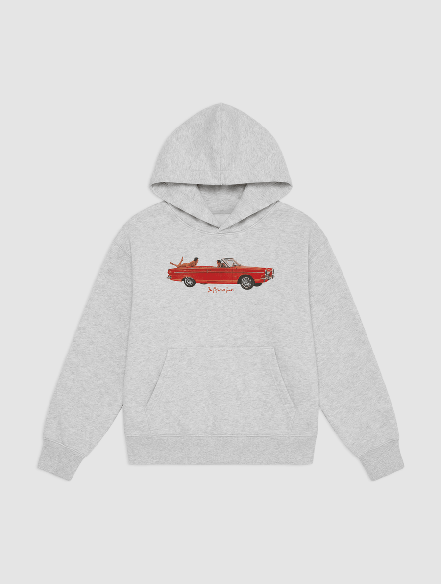 drop top hoodie for kids - In Print We Trust
