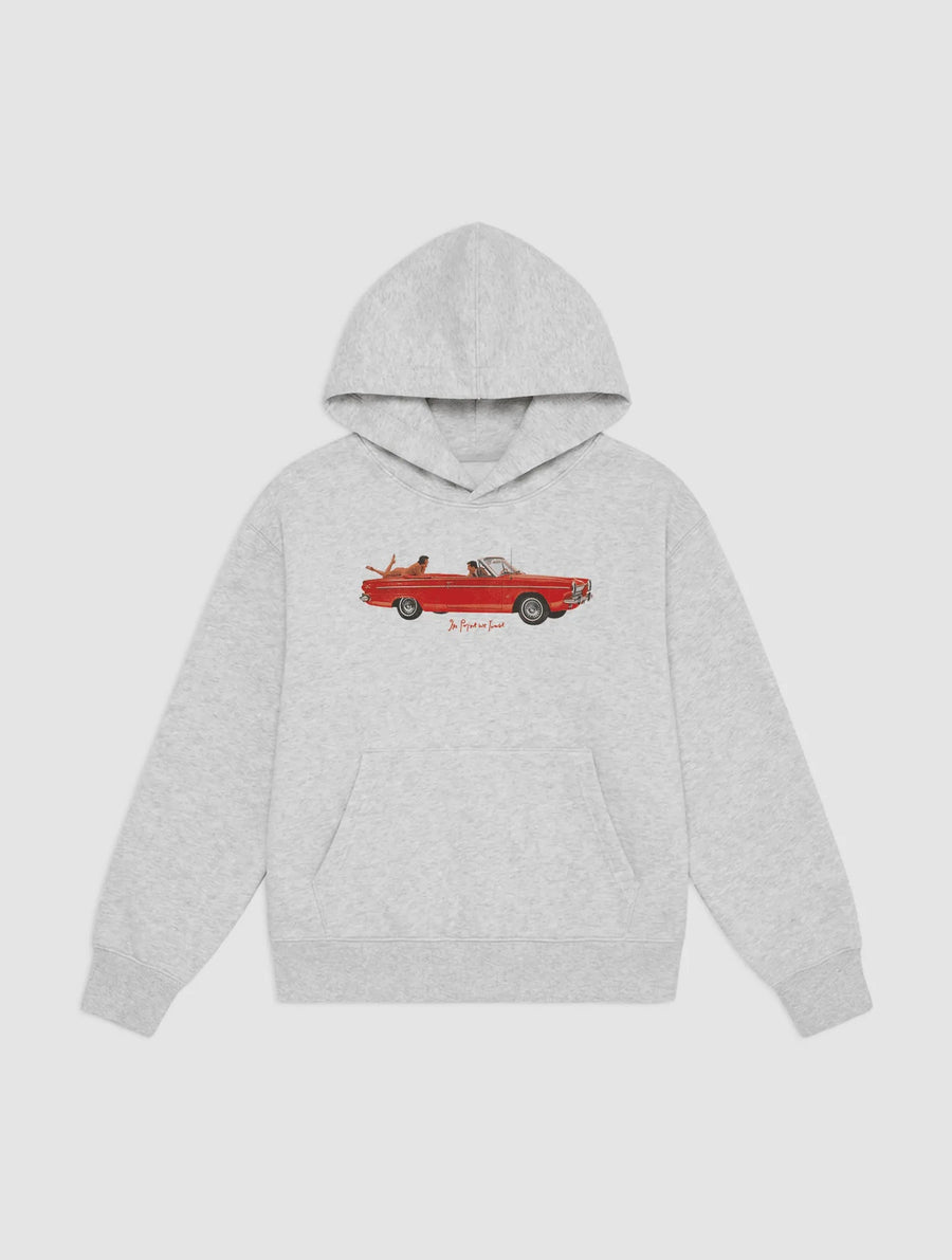 drop top hoodie for kids - In Print We Trust