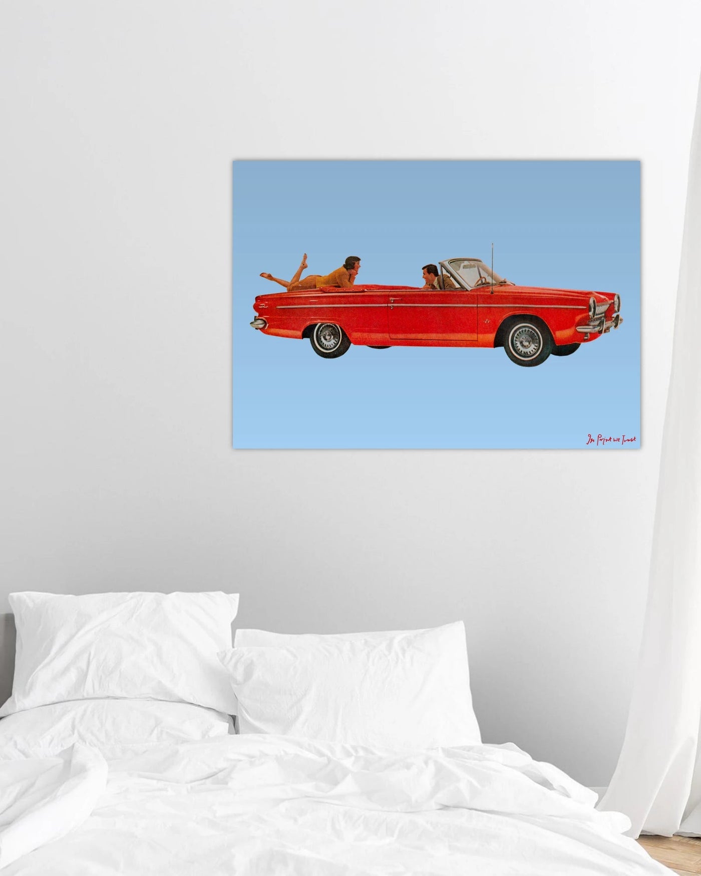 drop top poster print - In Print We Trust