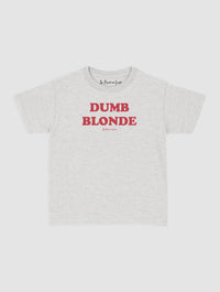 dumb blonde baby tee - In Print We Trust