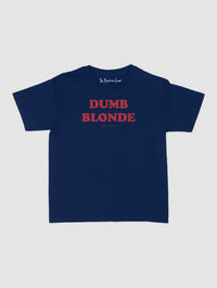 dumb blonde baby tee - In Print We Trust