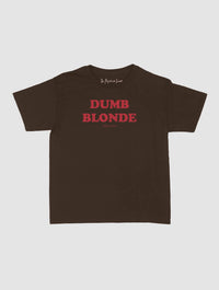 dumb blonde baby tee - In Print We Trust