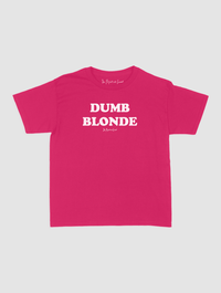dumb blonde baby tee - In Print We Trust