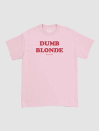 dumb blonde classic tee - In Print We Trust