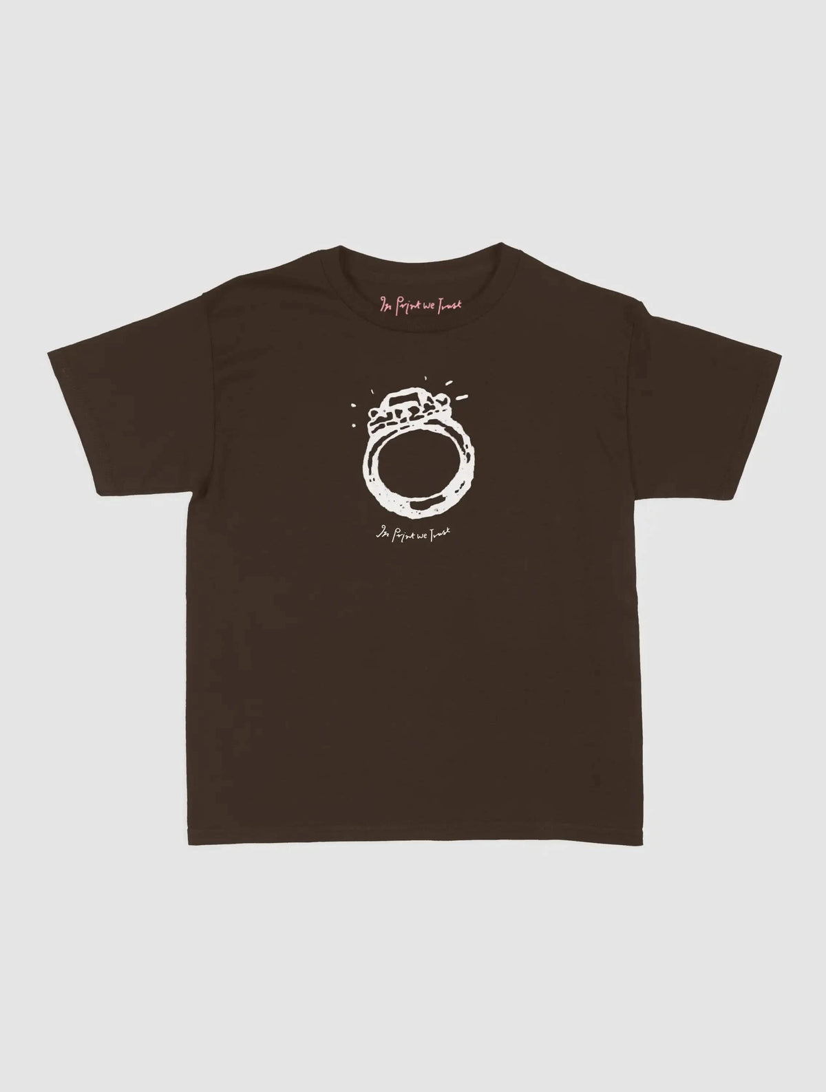engagement ring baby tee