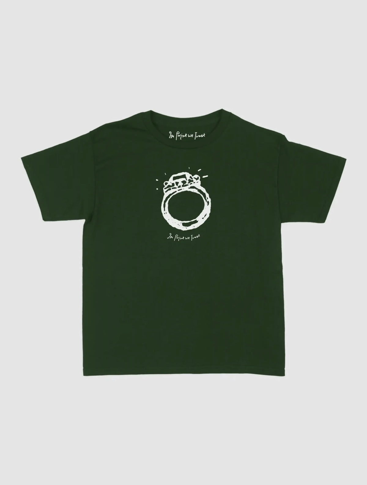 engagement ring baby tee