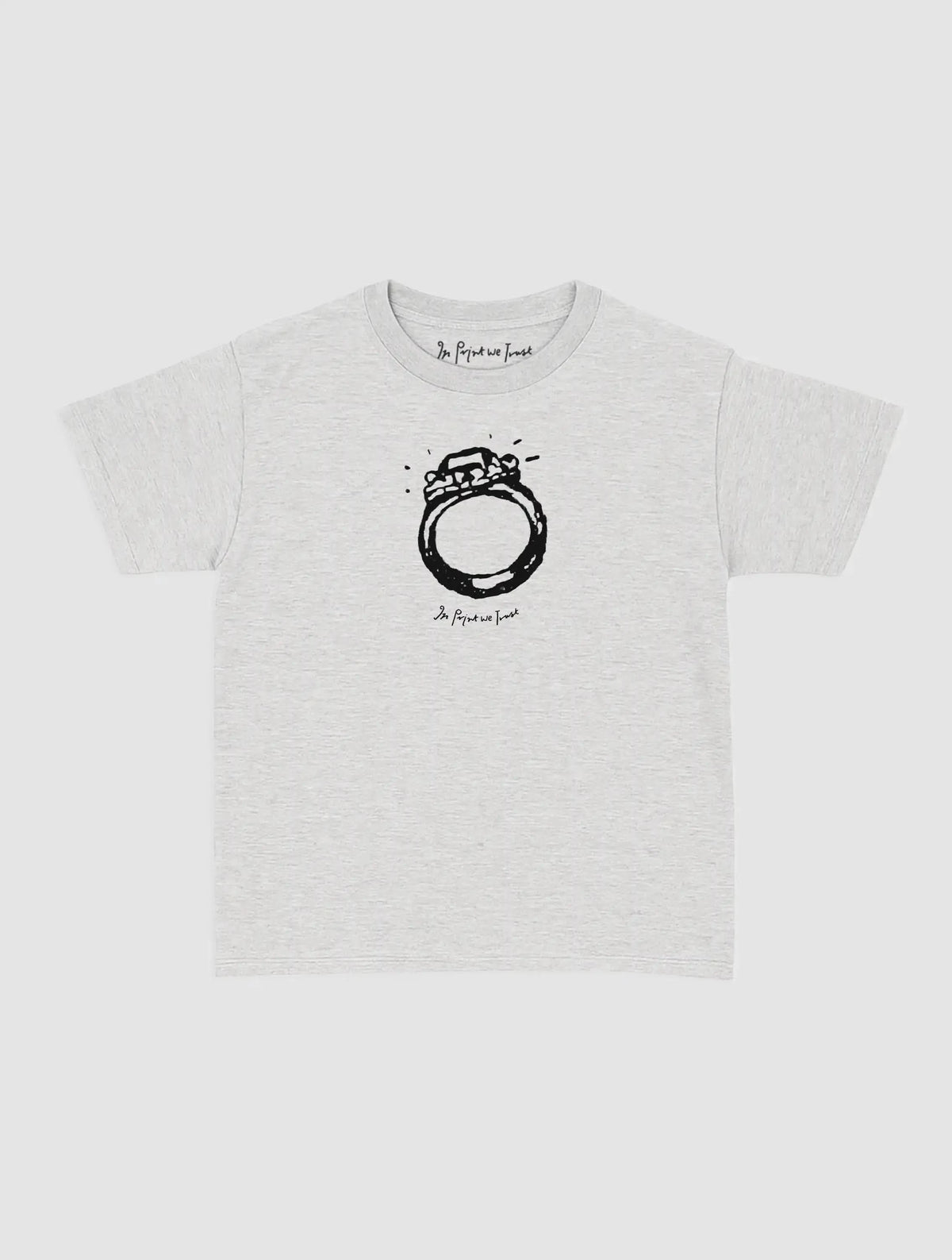 engagement ring baby tee