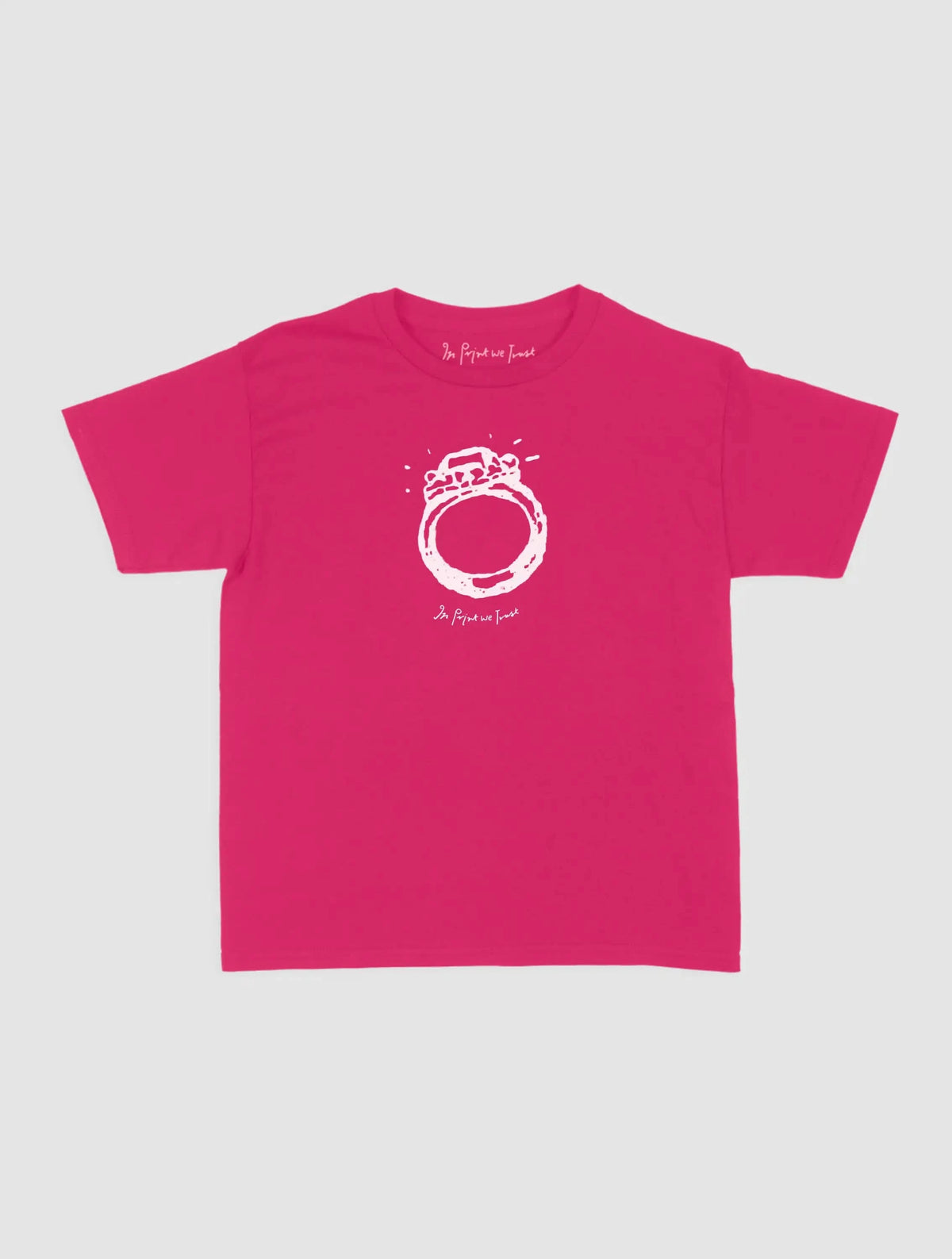 engagement ring baby tee