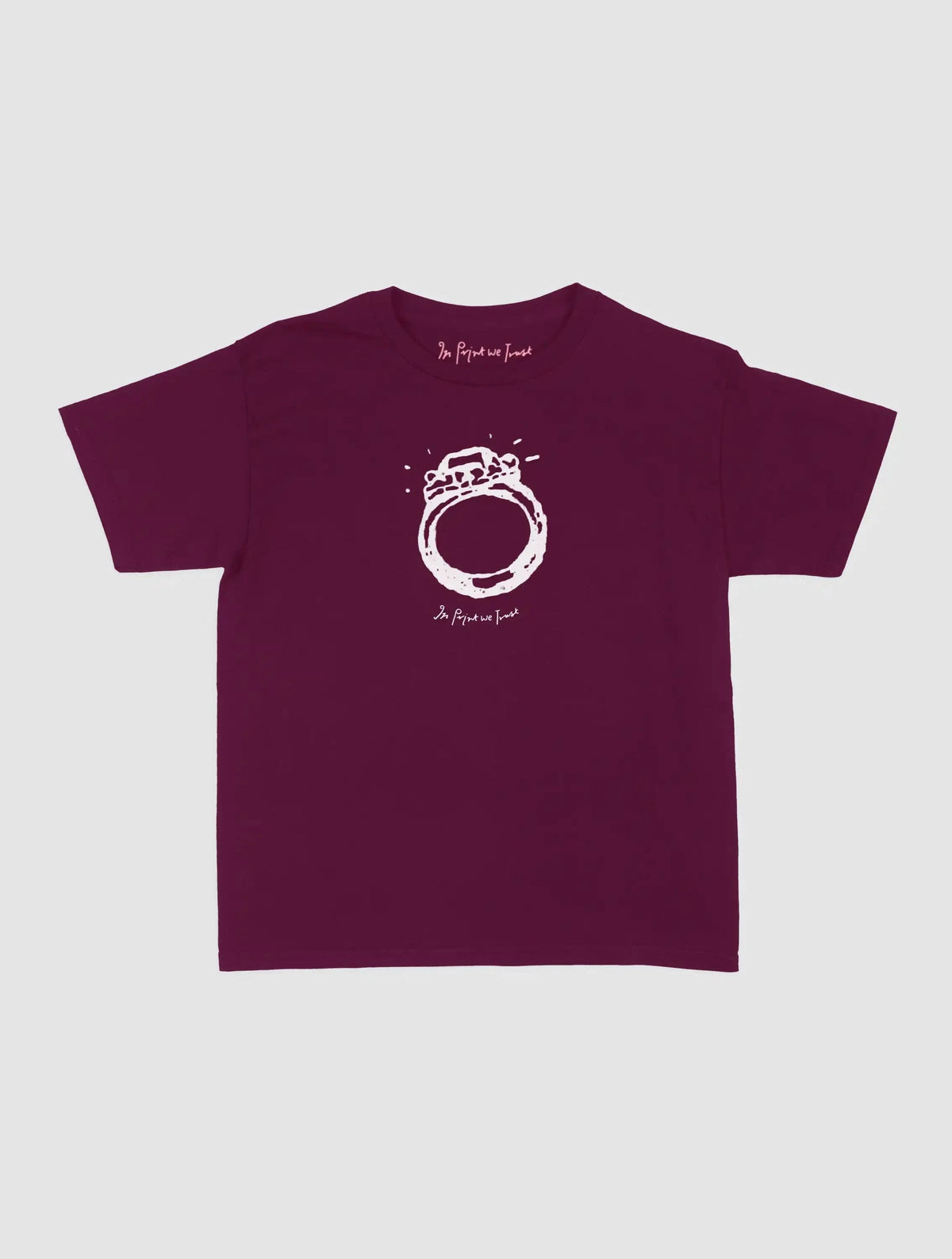 engagement ring baby tee