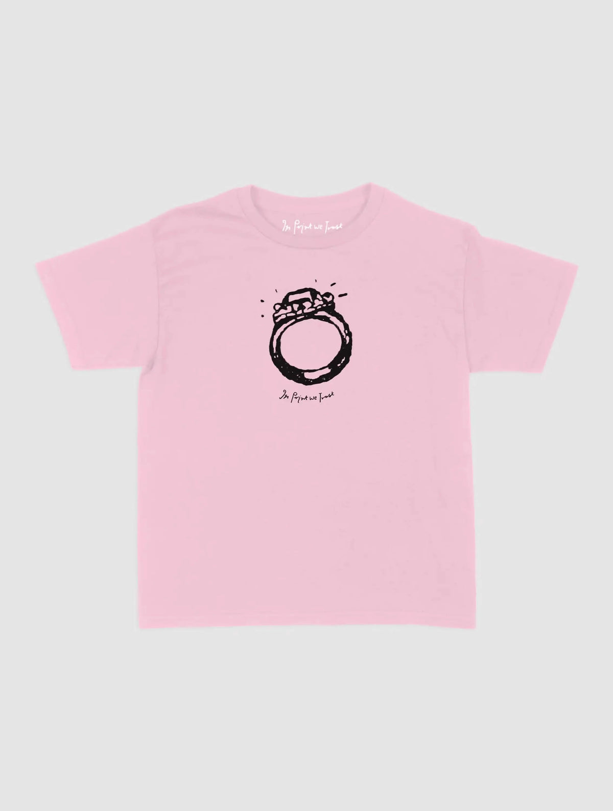 engagement ring baby tee