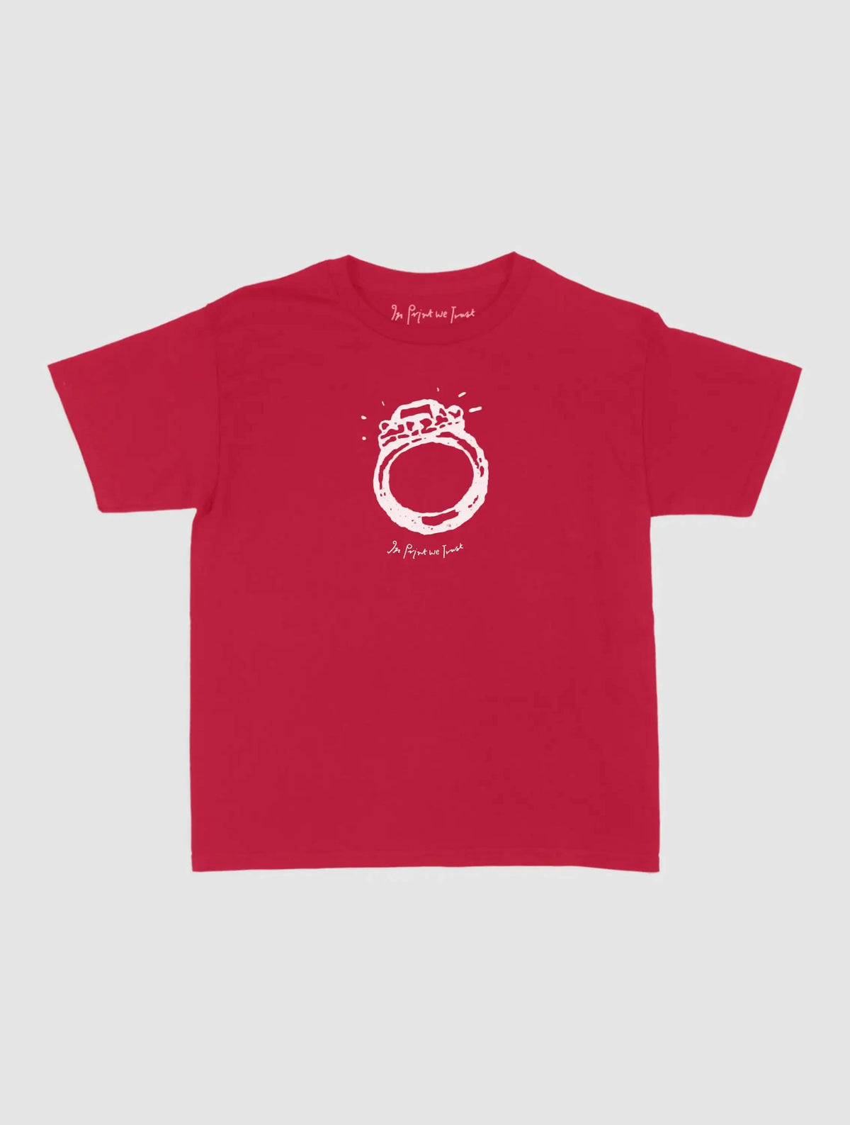 engagement ring baby tee