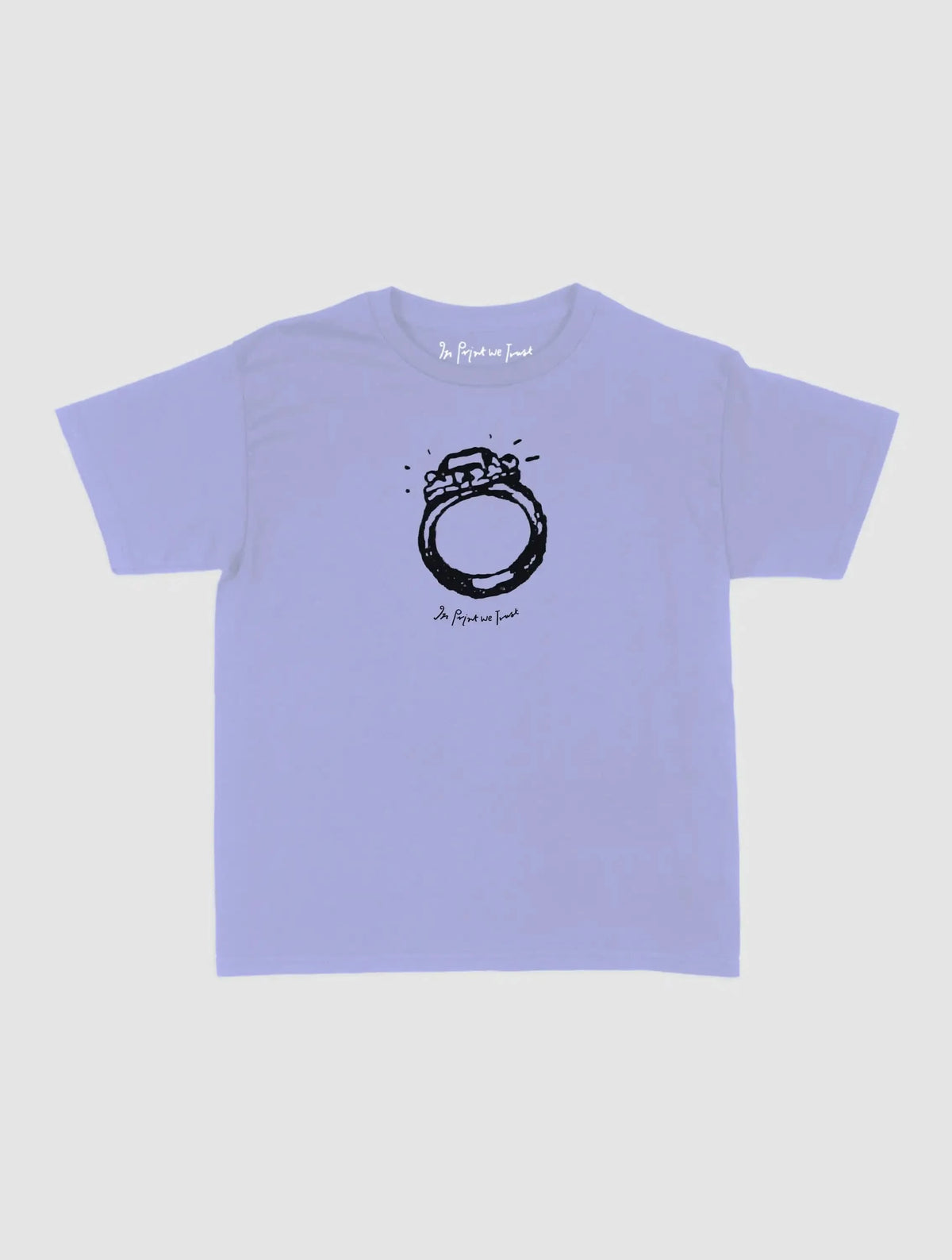 engagement ring baby tee
