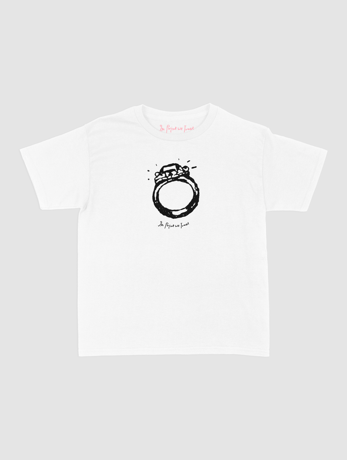 engagement ring baby tee