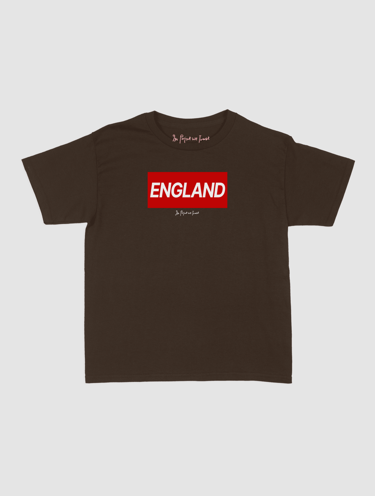 england baby tee - In Print We Trust
