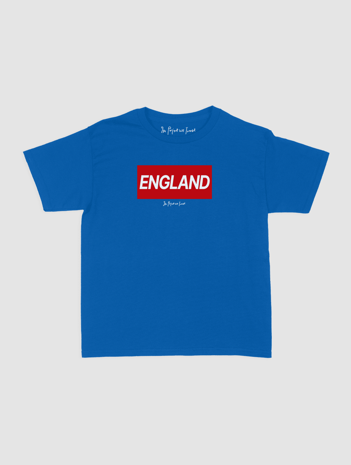 england baby tee - In Print We Trust
