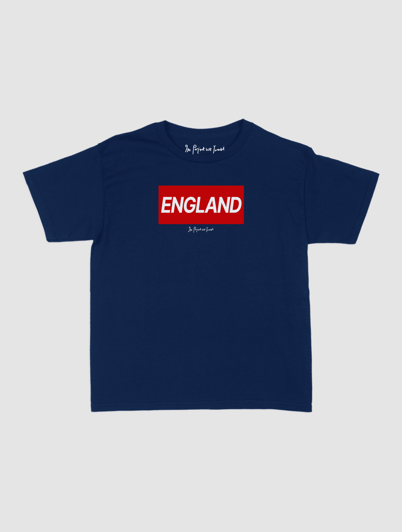 england baby tee - In Print We Trust
