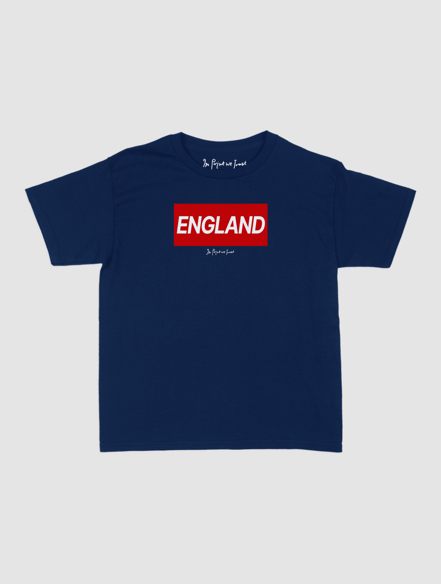 england baby tee - In Print We Trust