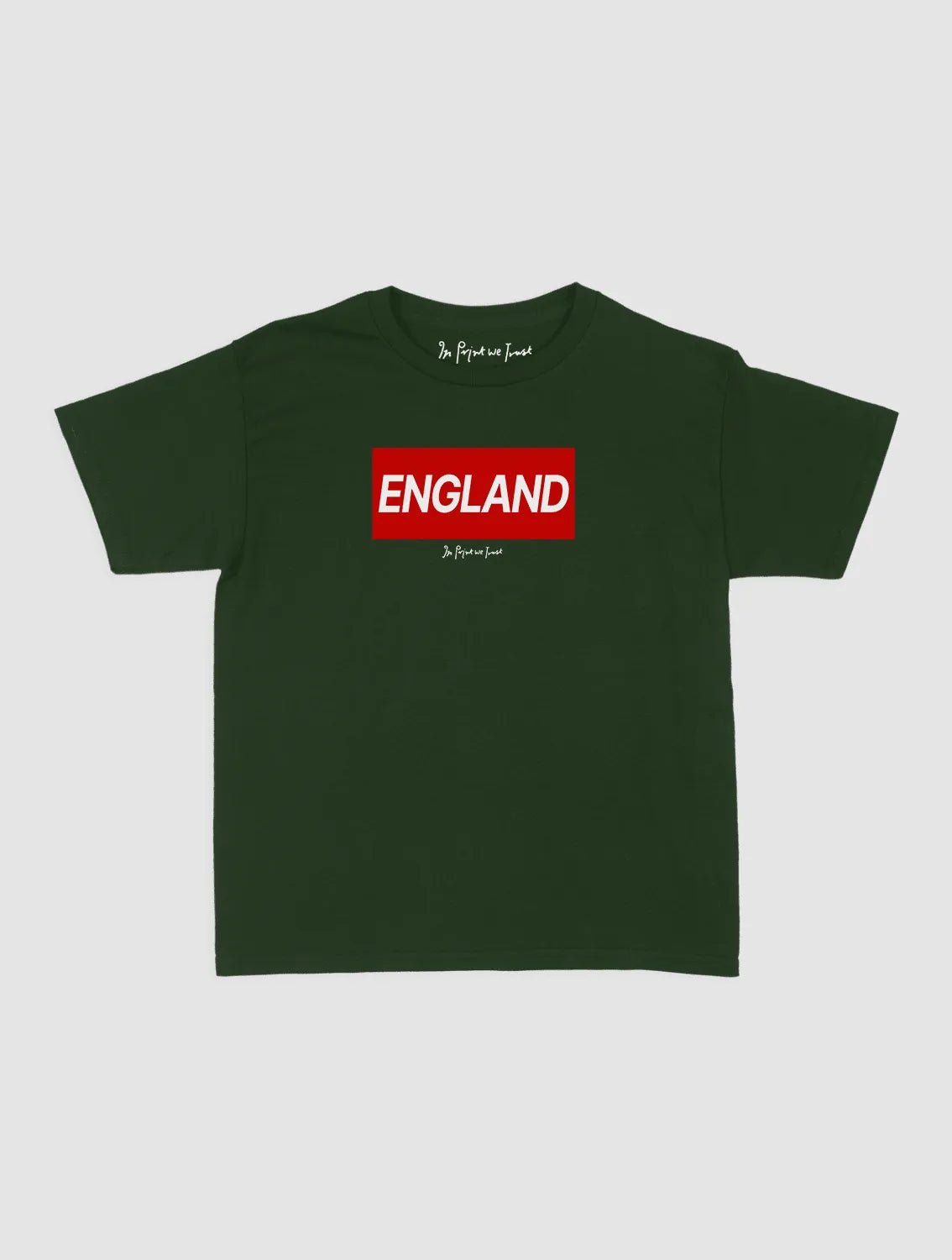 england baby tee - In Print We Trust