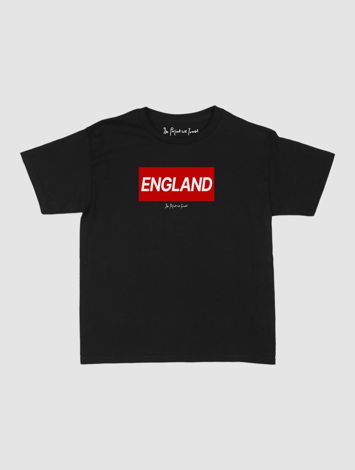 england baby tee - In Print We Trust