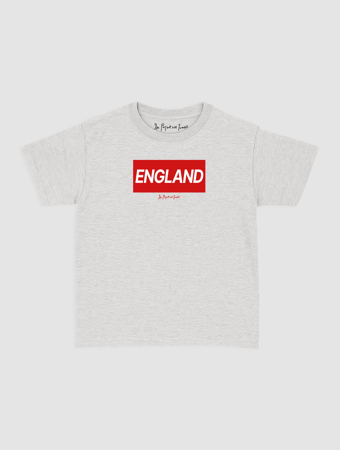 england baby tee - In Print We Trust