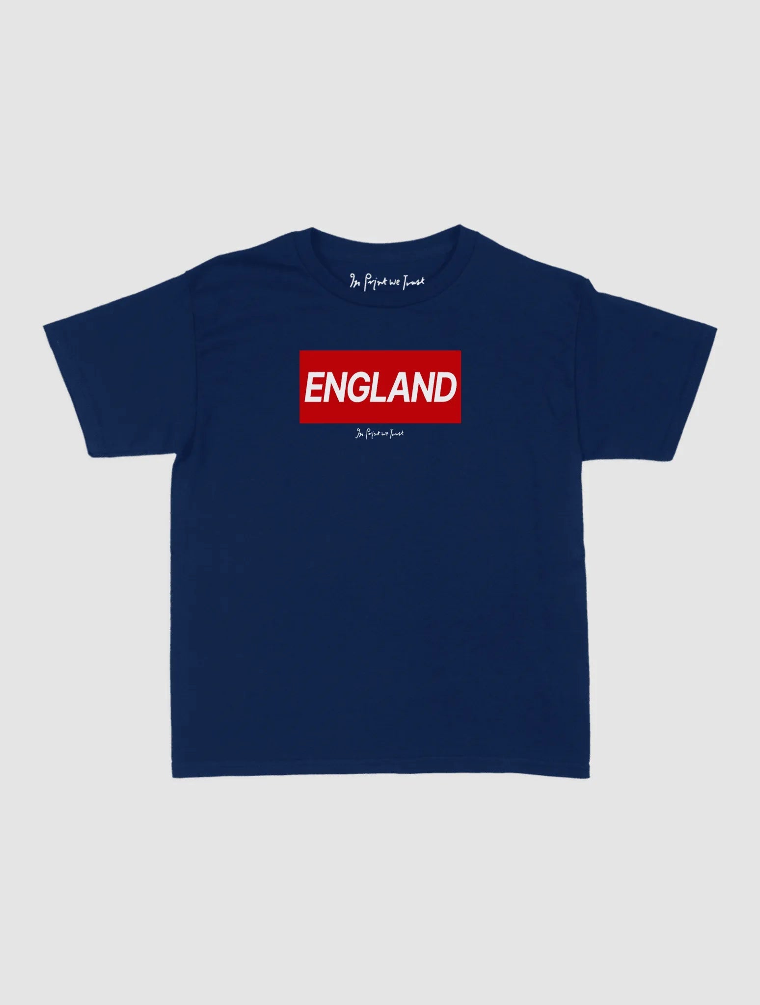 england baby tee - In Print We Trust