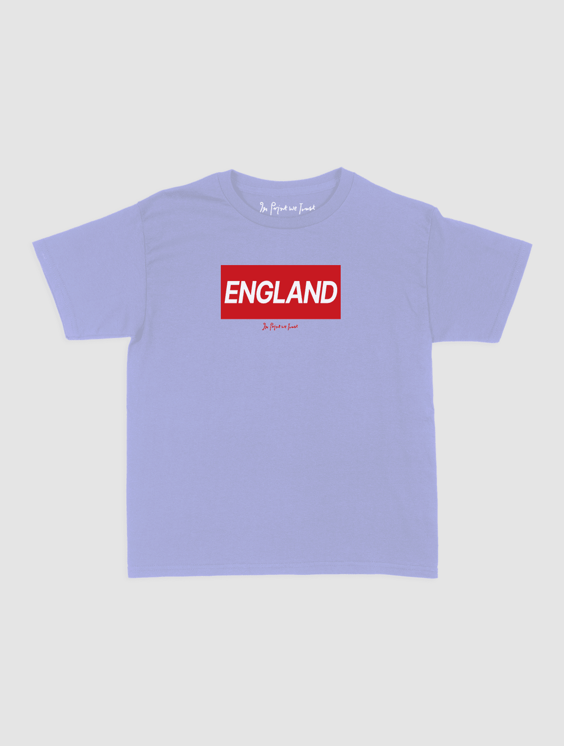 england baby tee - In Print We Trust