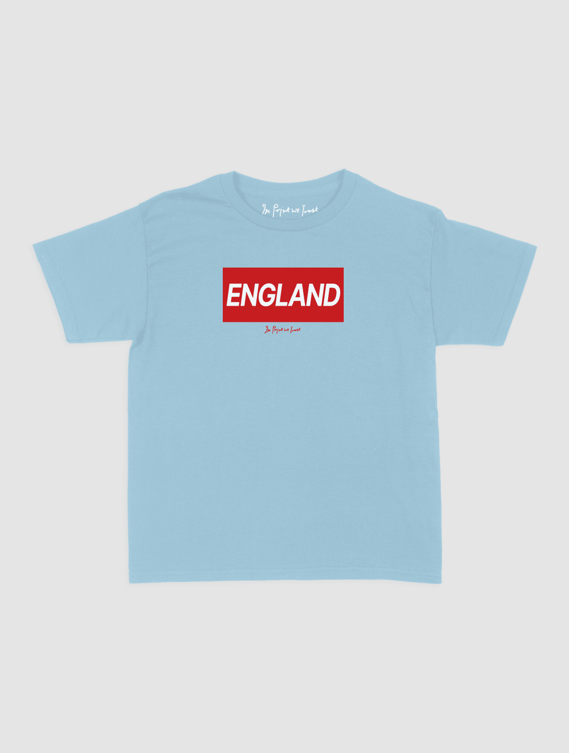 england baby tee - In Print We Trust