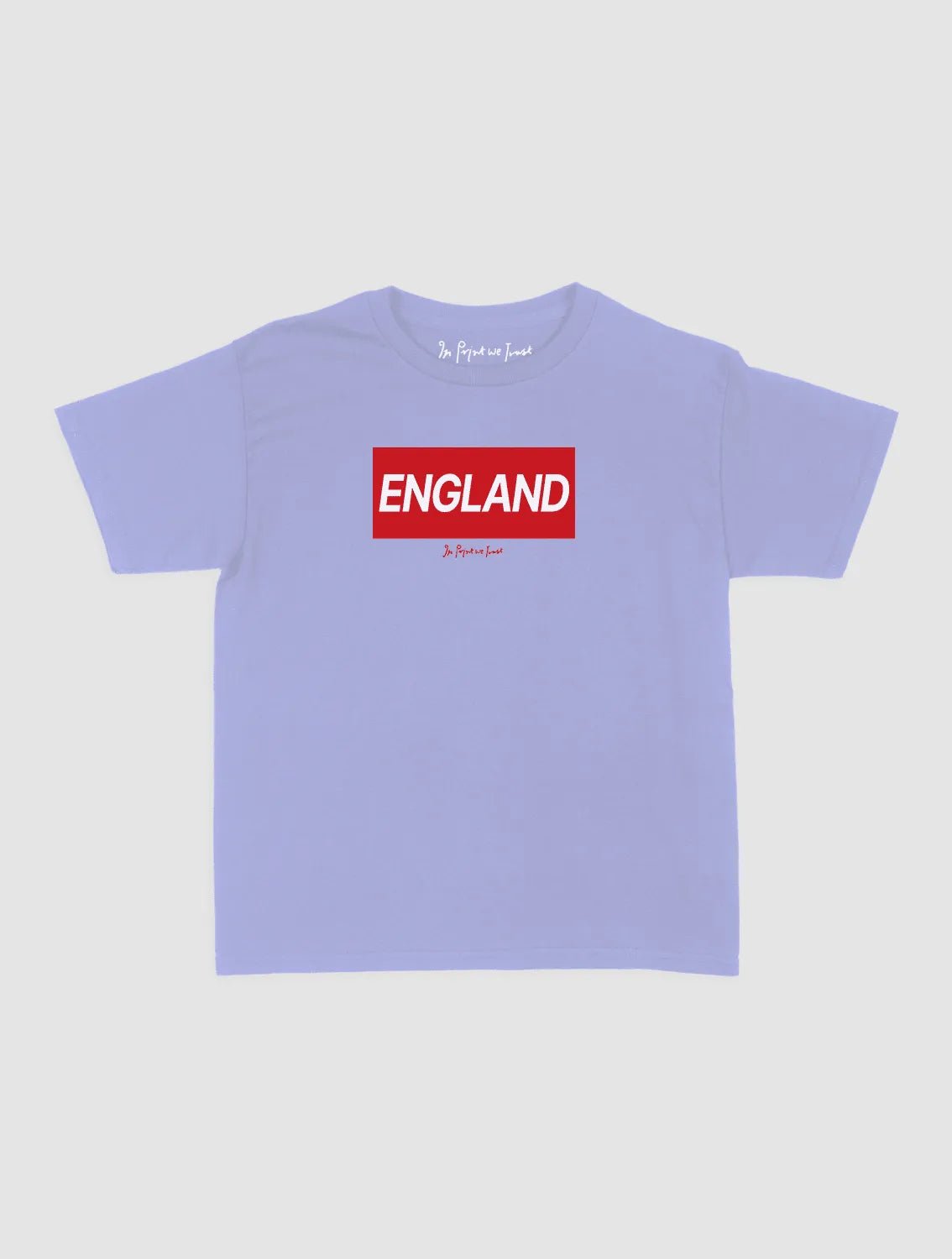 england baby tee - In Print We Trust