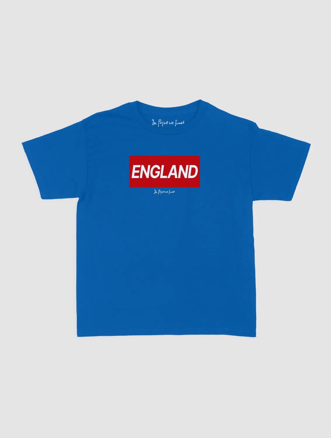 england baby tee - In Print We Trust