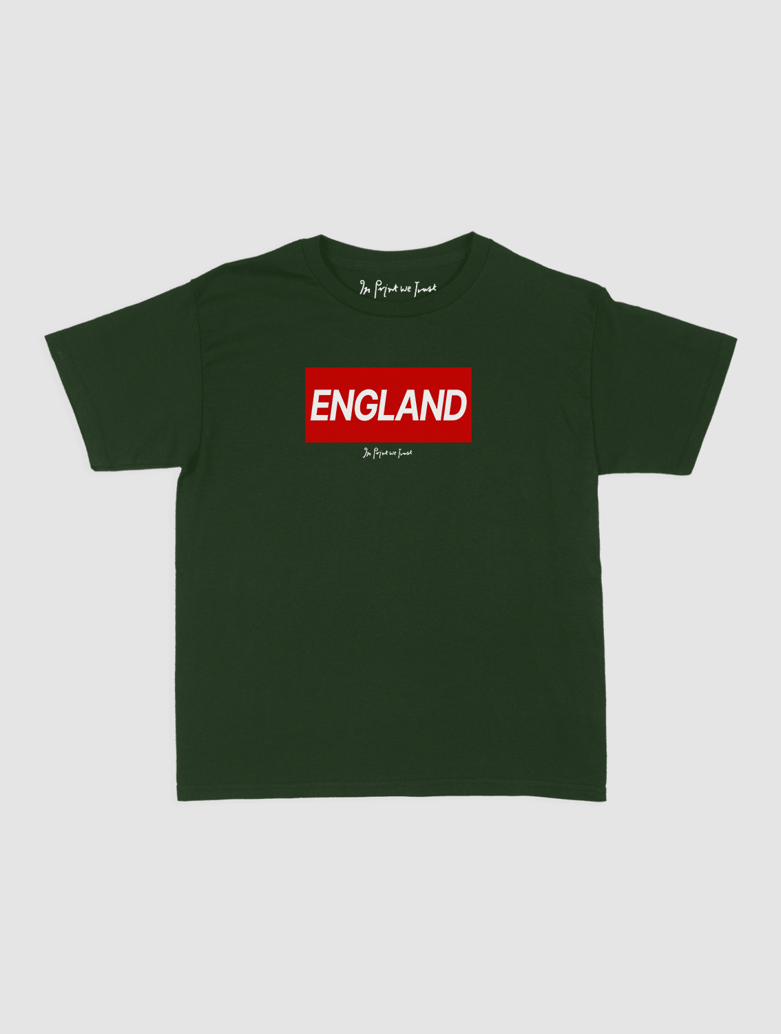 england baby tee - In Print We Trust