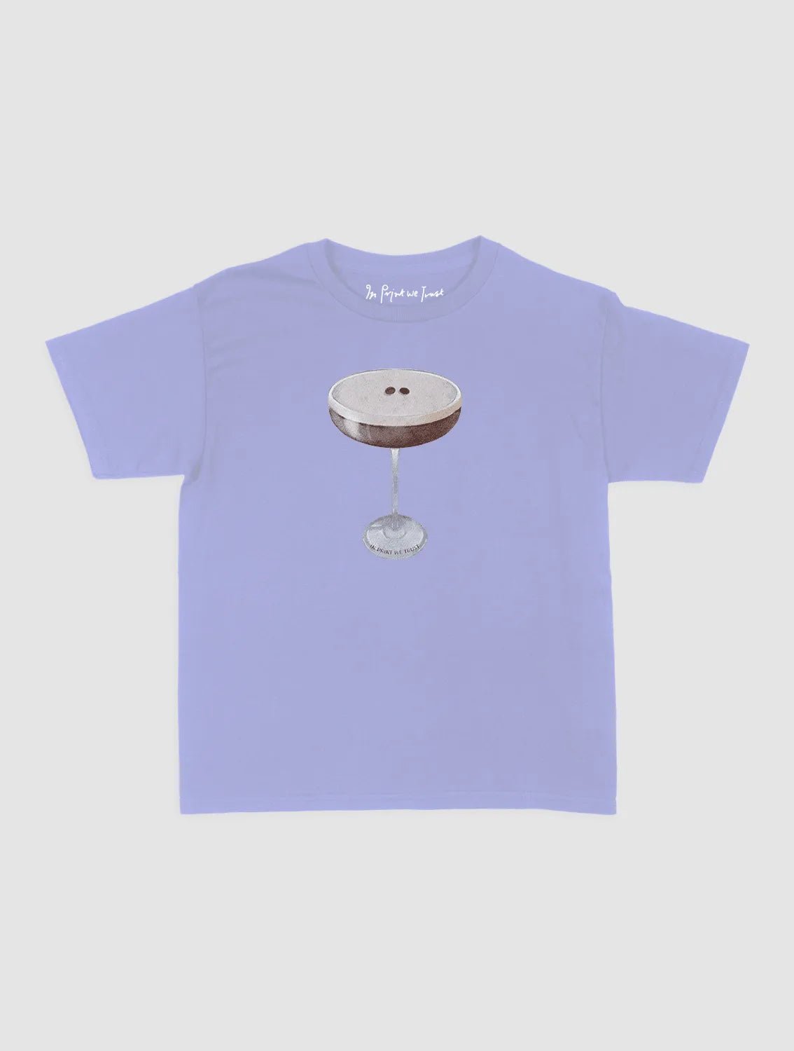 espresso martini baby tee - In Print We Trust