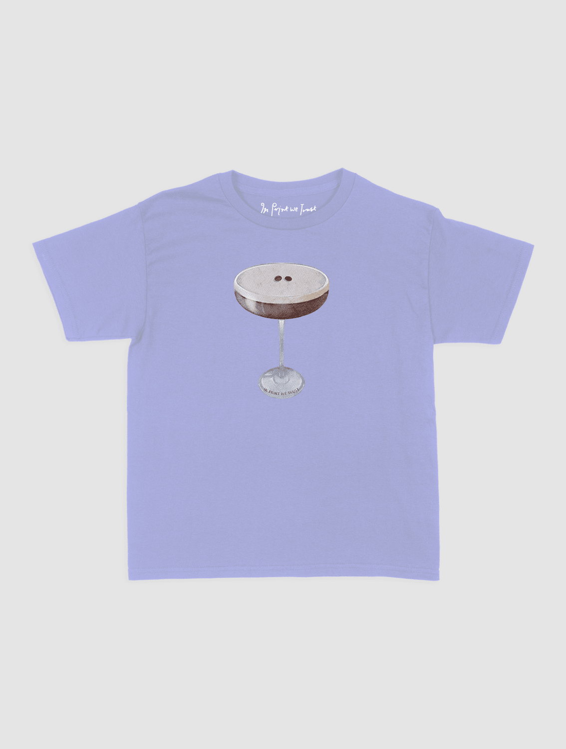 espresso martini baby tee - In Print We Trust