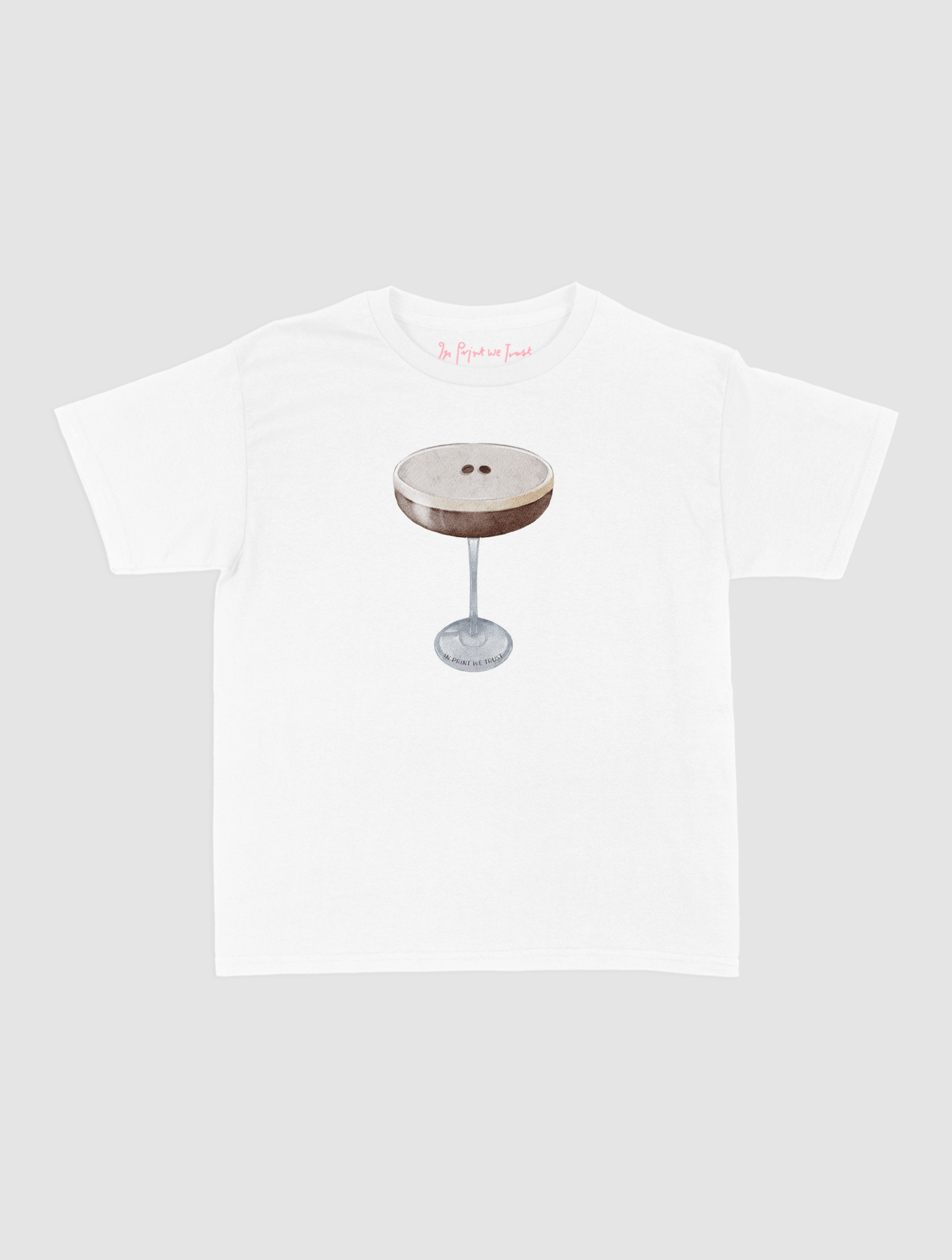 espresso martini baby tee - In Print We Trust