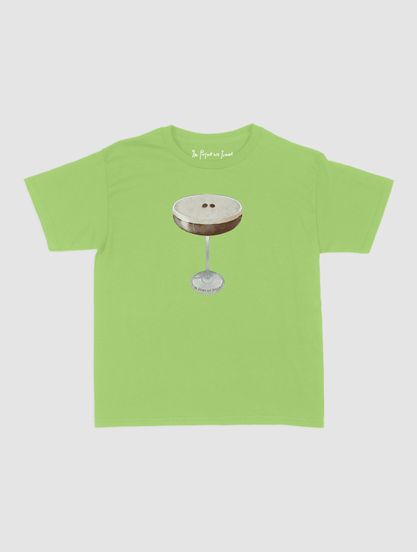 espresso martini baby tee - In Print We Trust