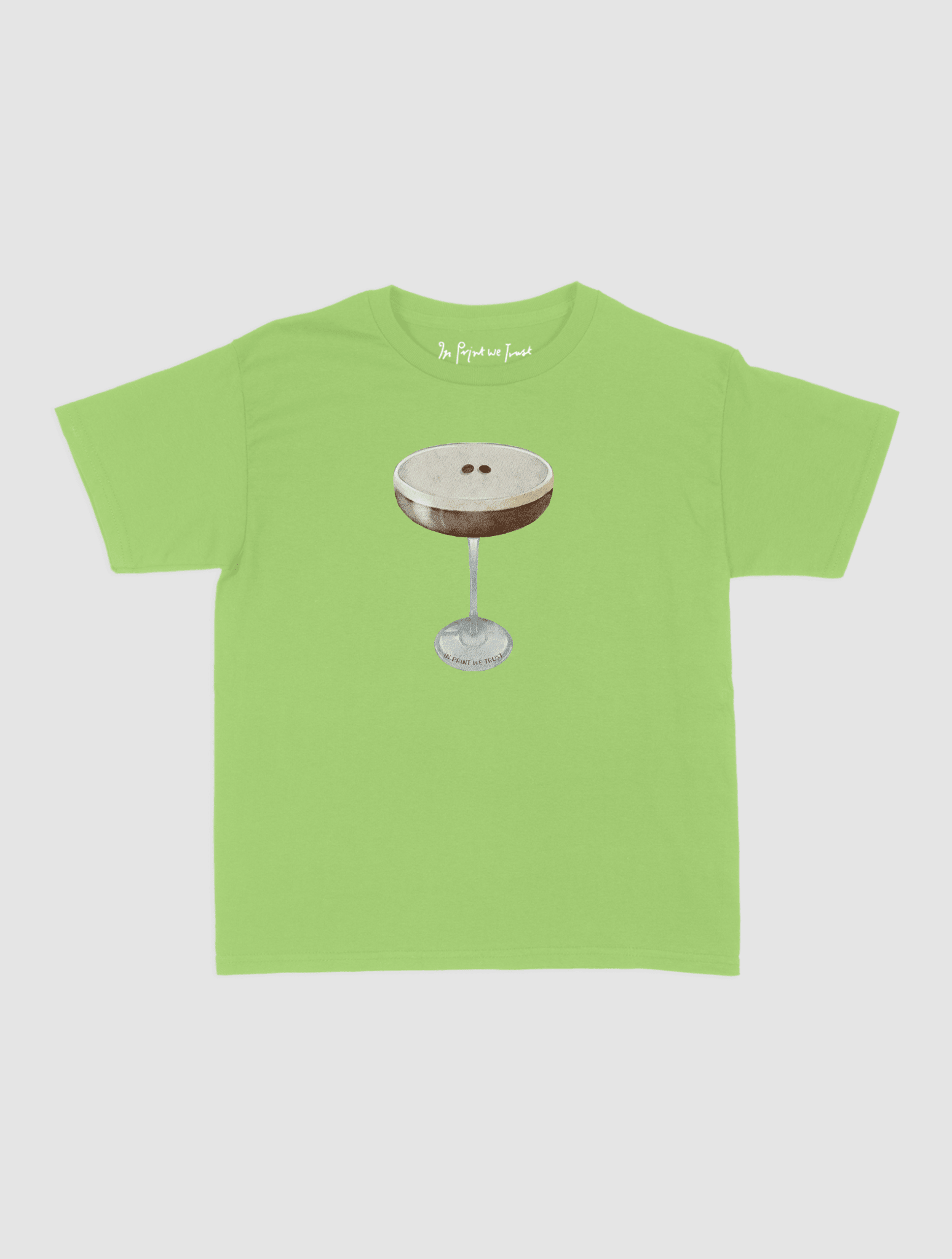 espresso martini baby tee - In Print We Trust