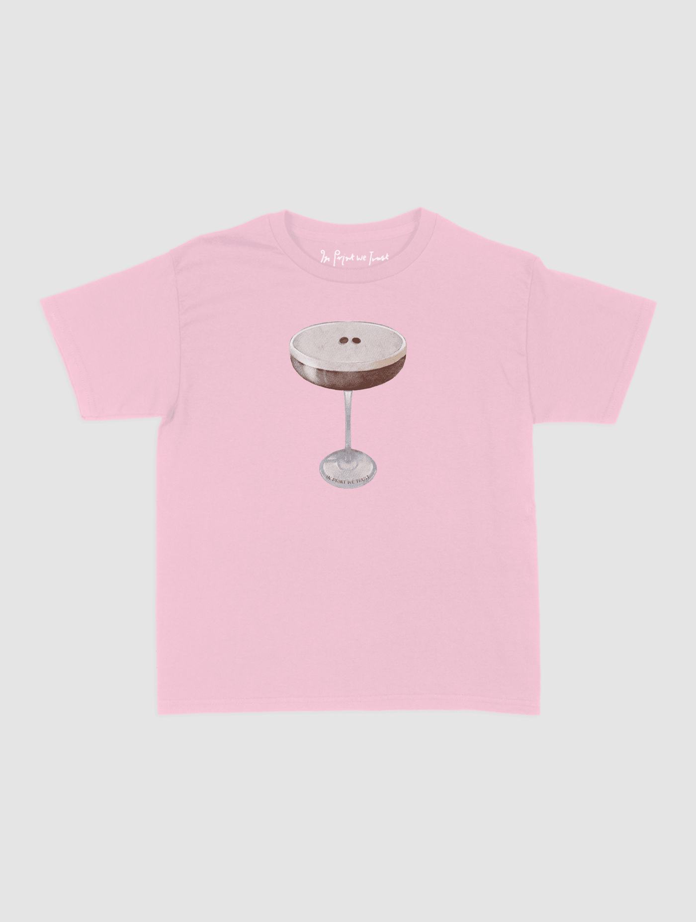 espresso martini baby tee - In Print We Trust