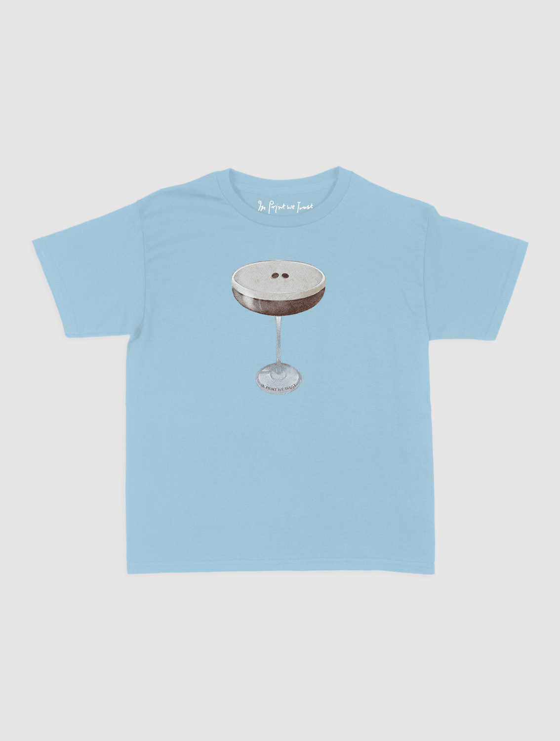 espresso martini baby tee - In Print We Trust