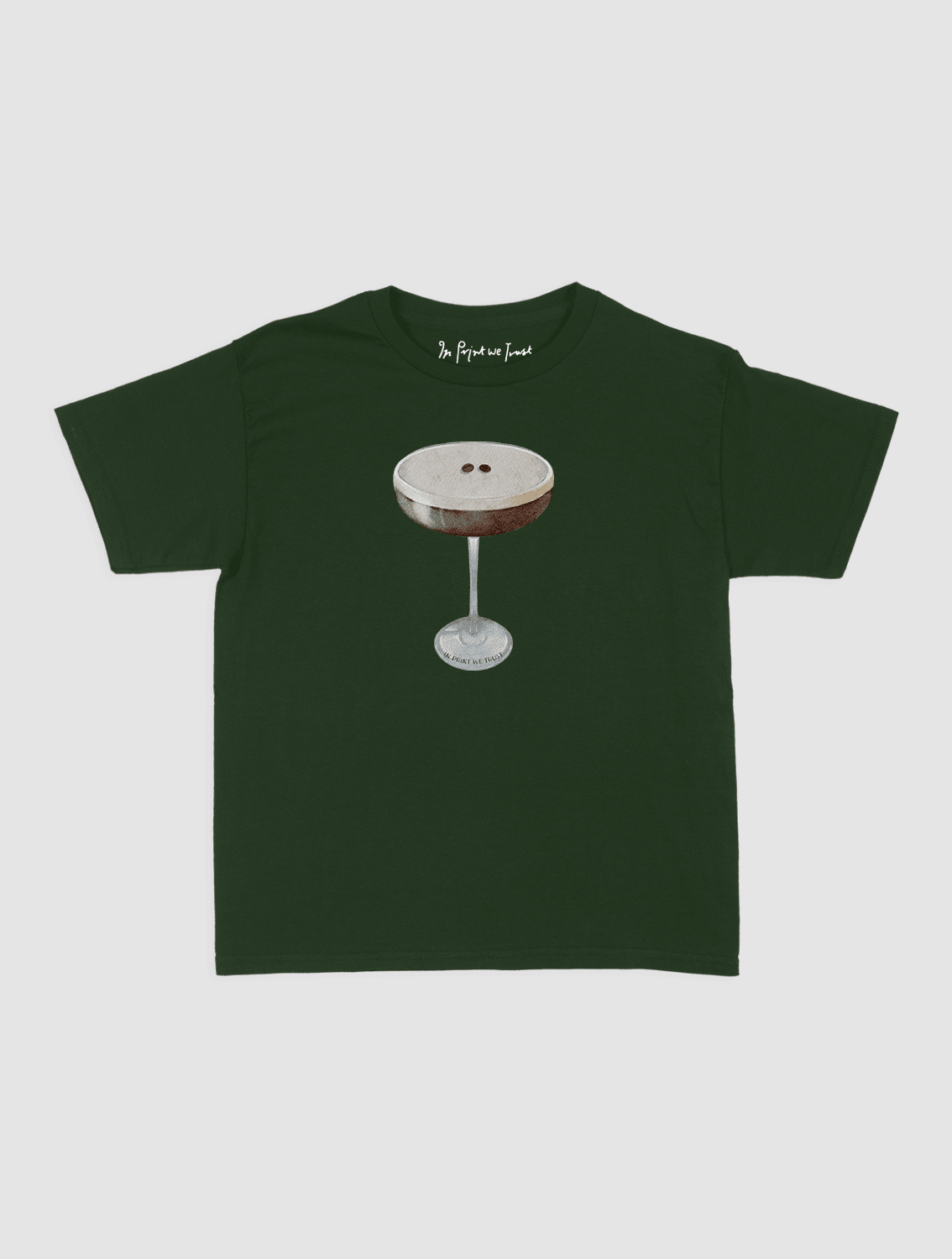 espresso martini baby tee - In Print We Trust