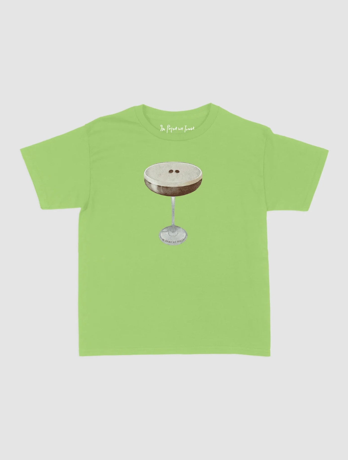 espresso martini baby tee - In Print We Trust