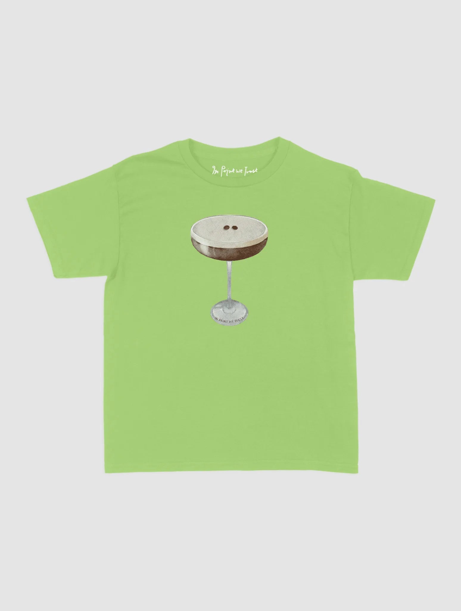espresso martini baby tee - In Print We Trust