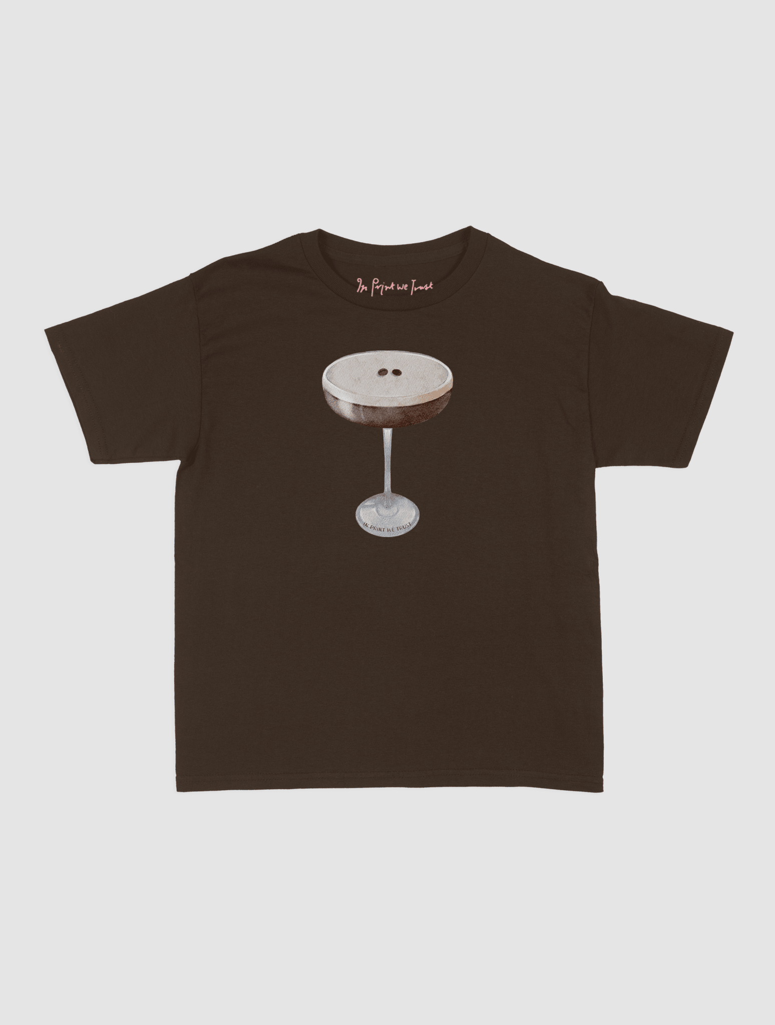 espresso martini baby tee - In Print We Trust