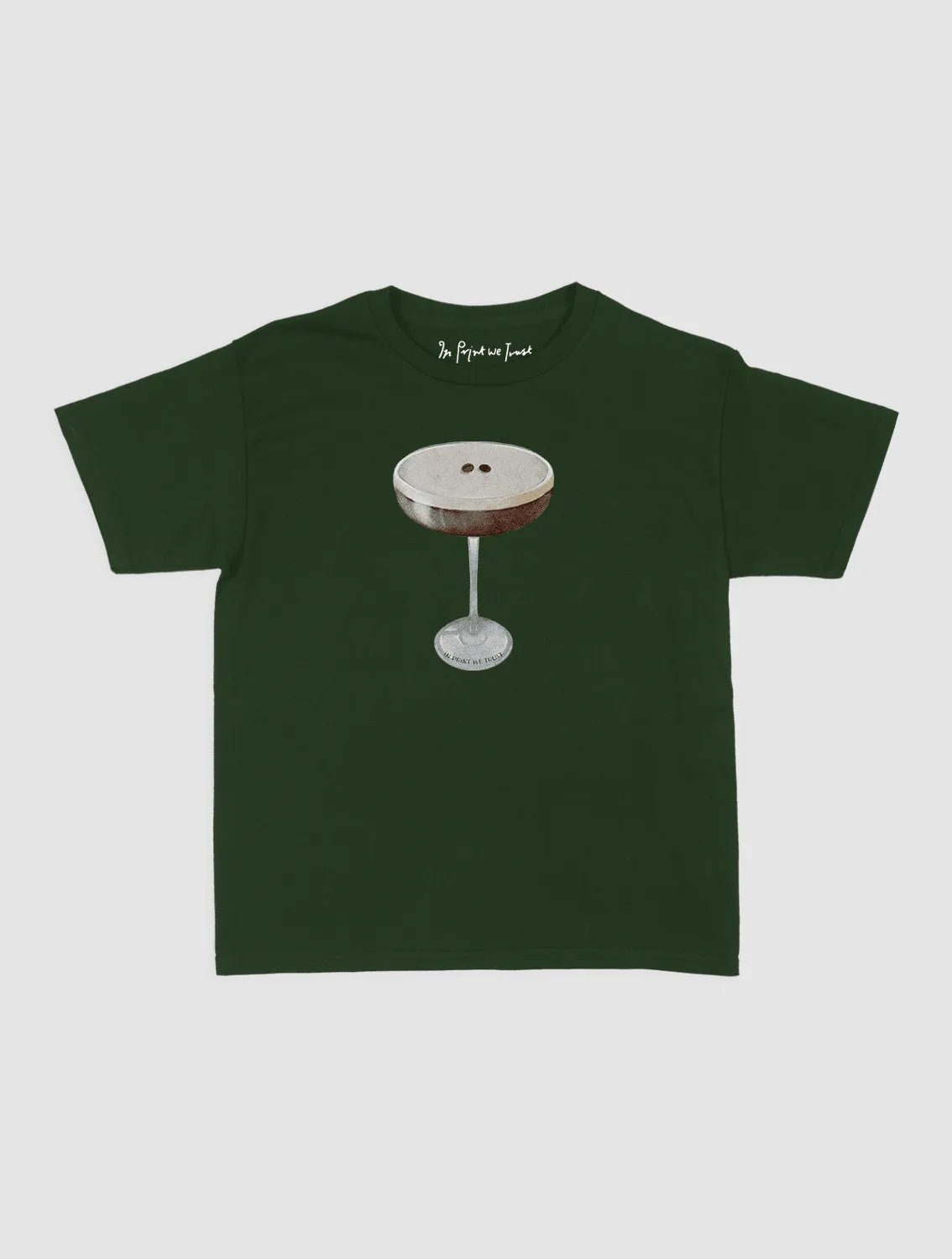 espresso martini baby tee - In Print We Trust